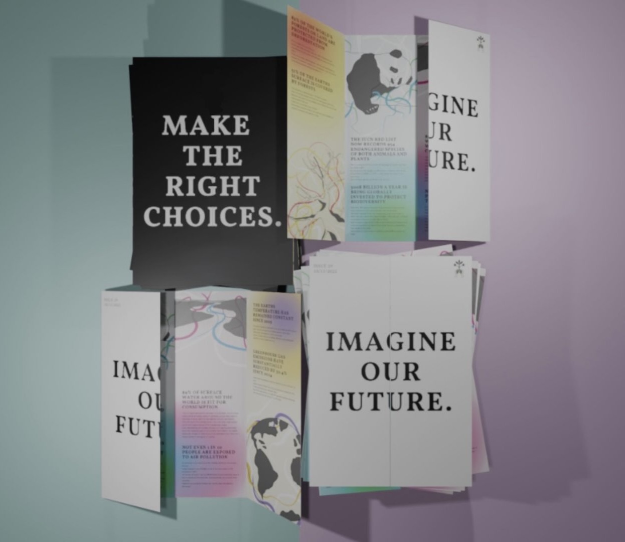 Speculative zine spread